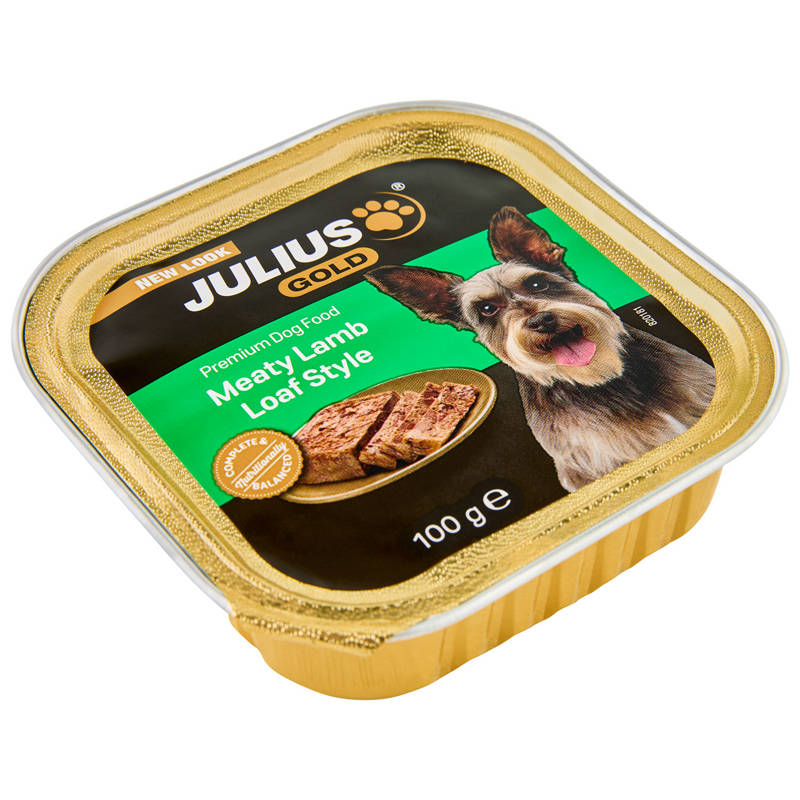JULIUS GOLD Meaty Lamb Loaf Style Premium Dog Food 100g