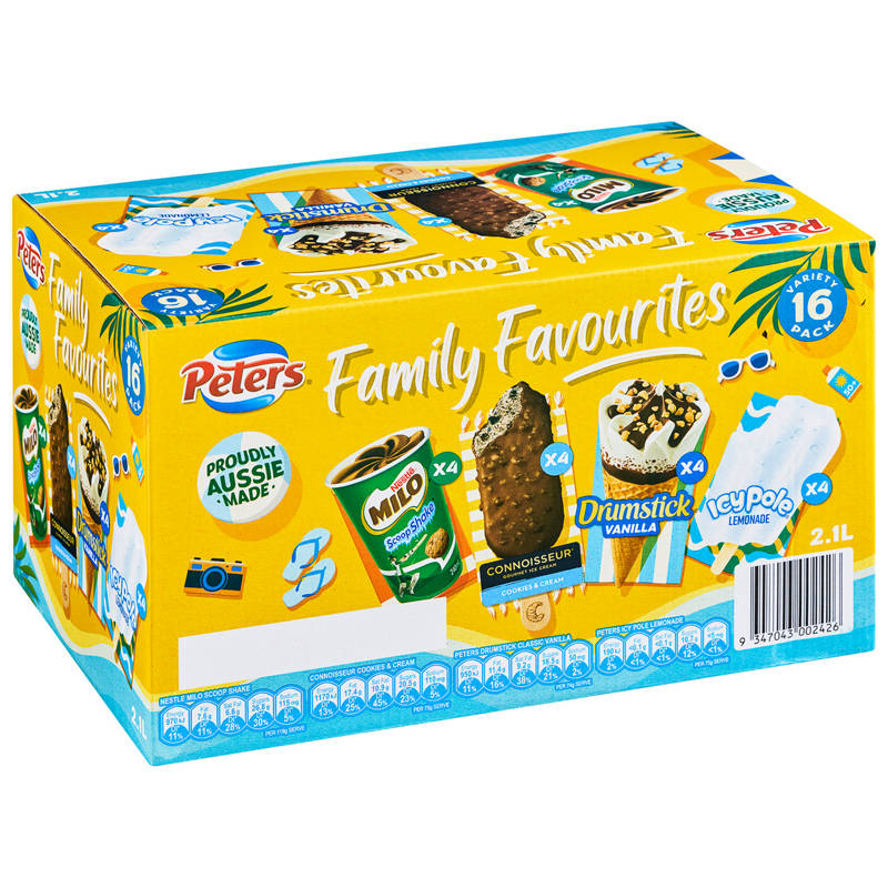 Family Favourites 16 Pack 2.1L