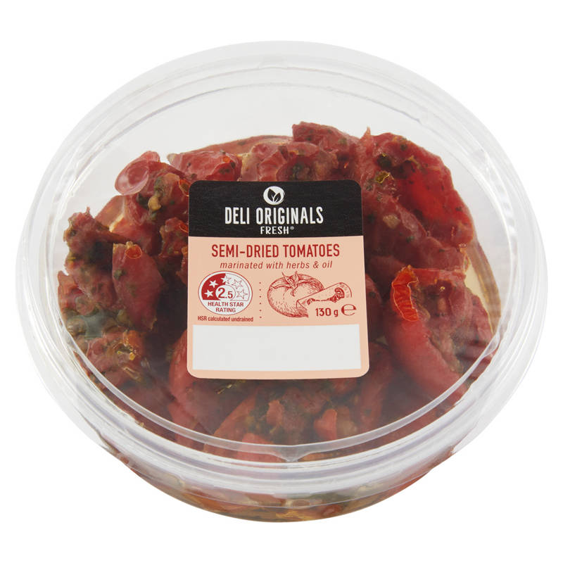 Antipasto Semi Dried Tomatoes 130g