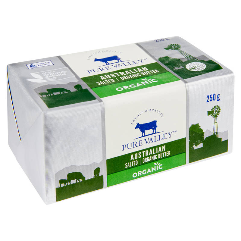 PURE VALLEY Organic Salted Butter 250g
