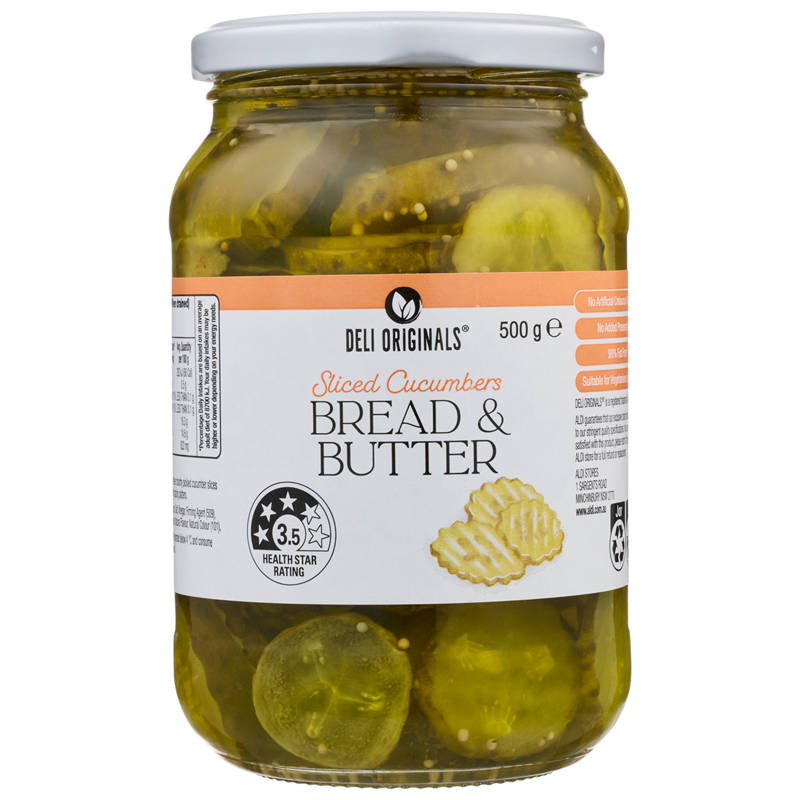 Bread & Butter Pickles 500g