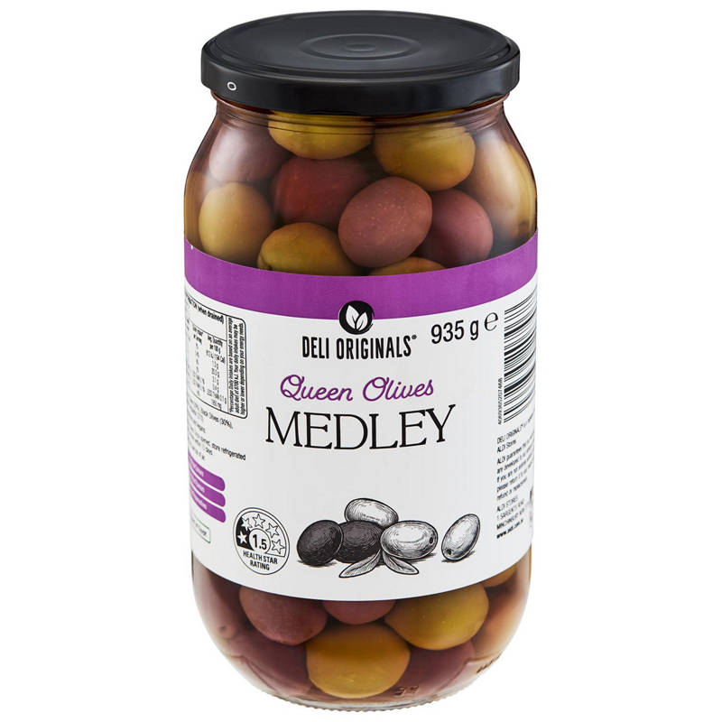 Medley Queen Olives 935g