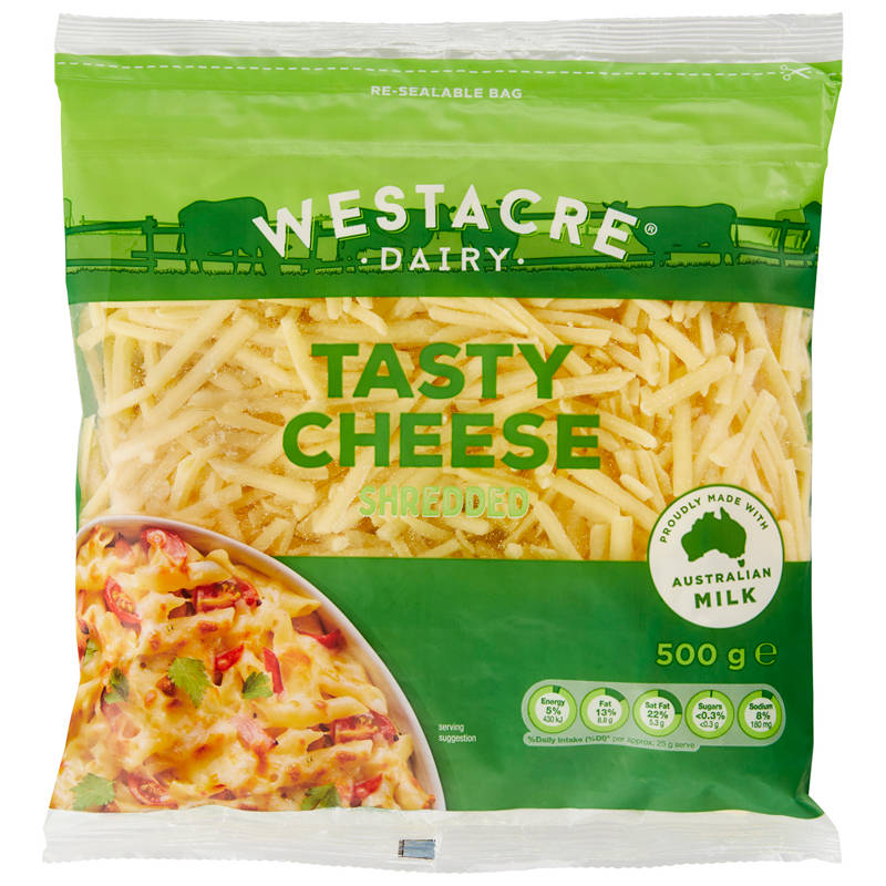 Shredded Tasty Cheese 500g