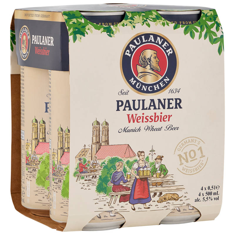 PAULANER Weissbier 4x500ml