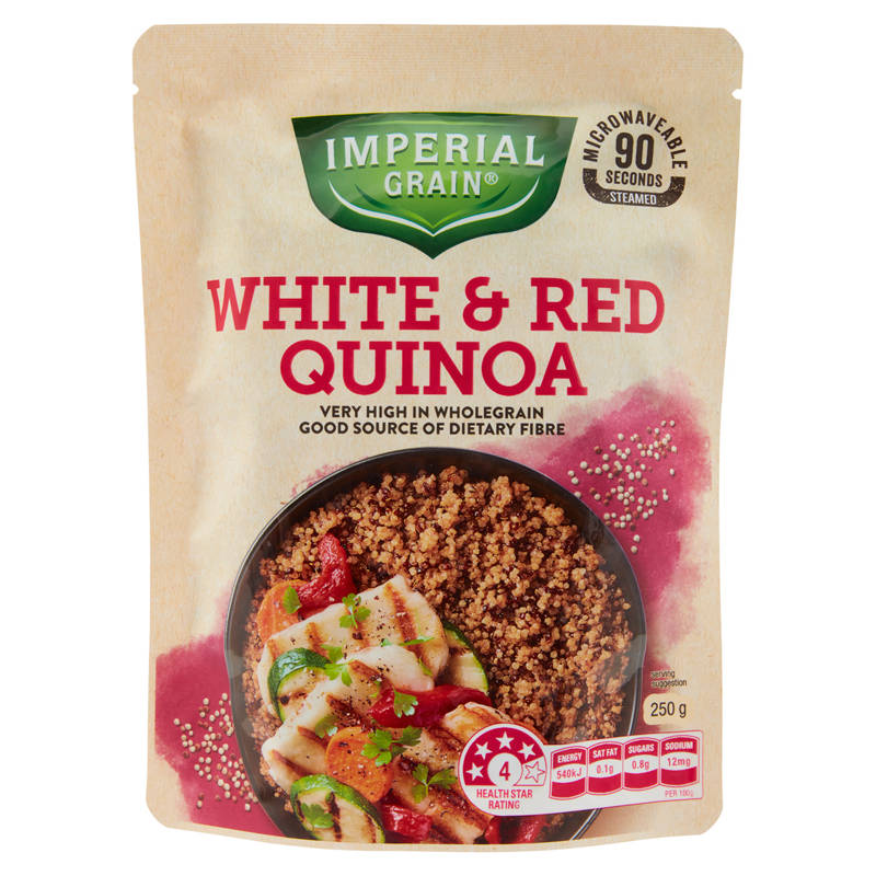 Microwave Grains Red & White Quinoa 250g