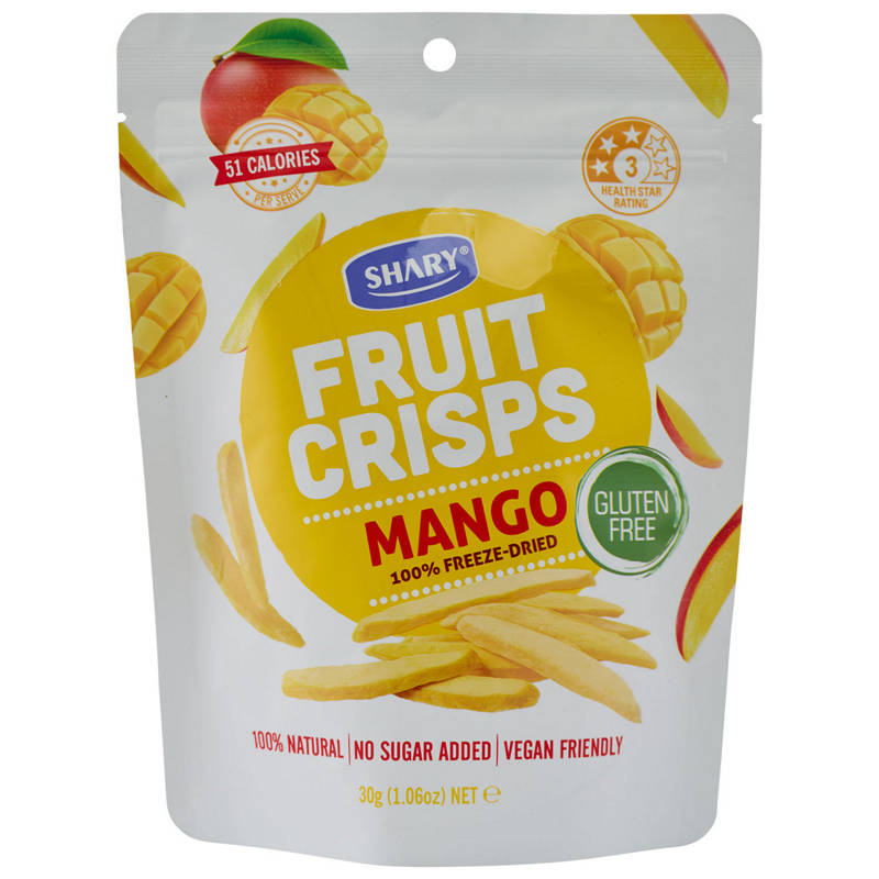 Freeze Dried Fruit Crisps Mango 30g