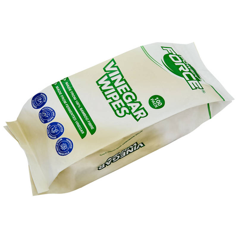 POWER FORCE Vinegar Wipes 100pk