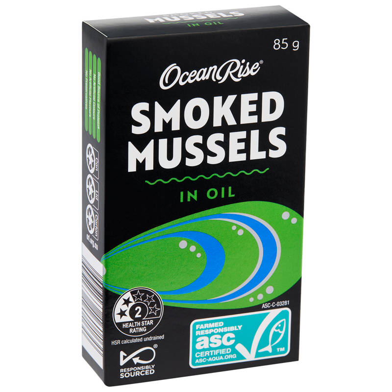 OCEAN RISE Smoked Mussels in Oil 85g