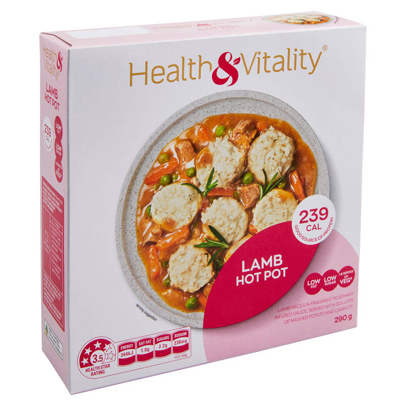 HEALTH & VITALITY Lamb Hot Pot 290g