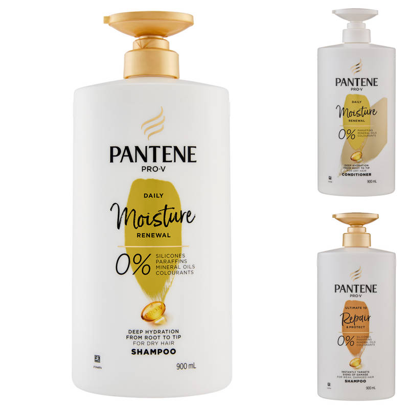 PANTENE Daily Moisture Renewal Shampoo or Conditioner 900ml