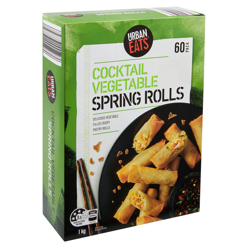 Cocktail Spring Rolls 60 Pack 1kg