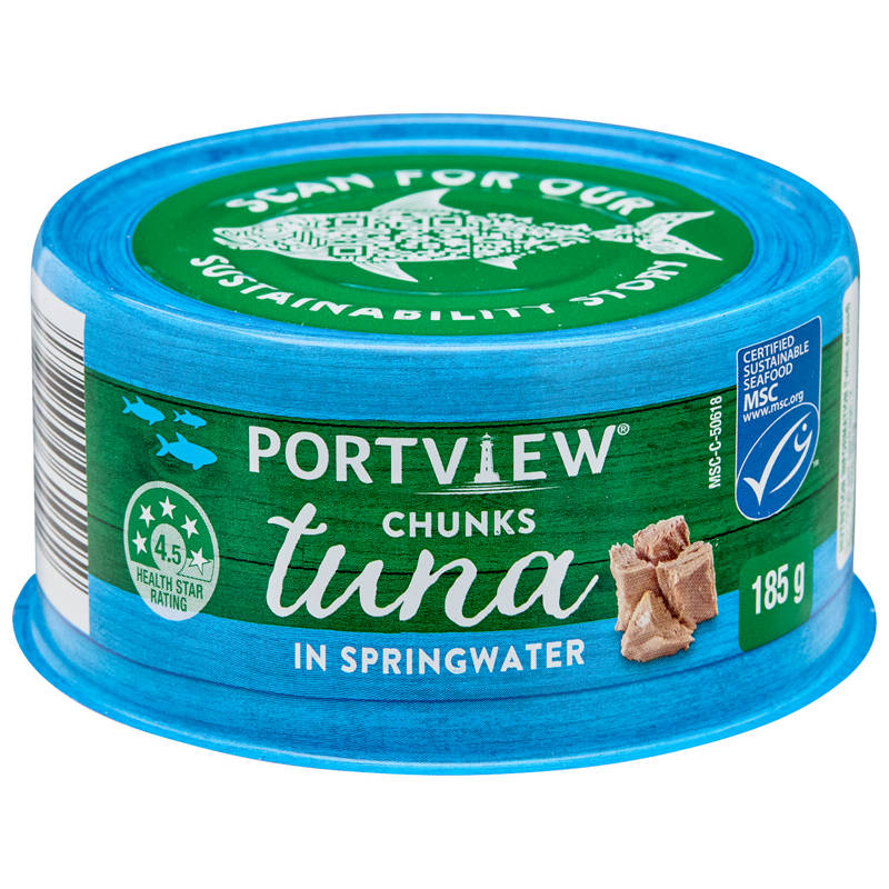 PORTVIEW Tuna Chunks in Springwater 185g