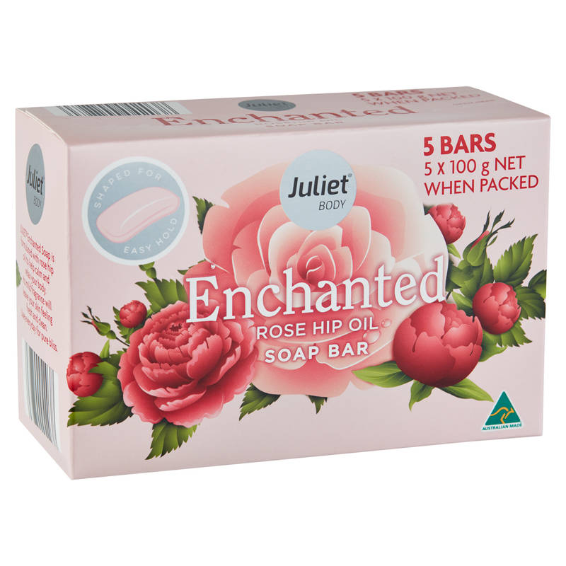 JULIET Assorted Soap Bars 5 Pack