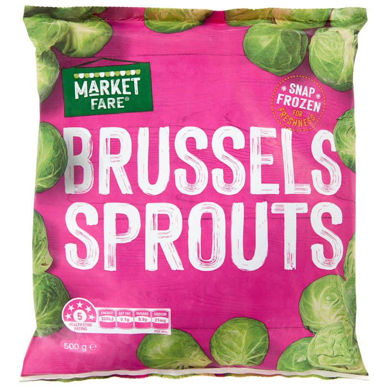 MARKET FARE Brussels Sprouts 500g