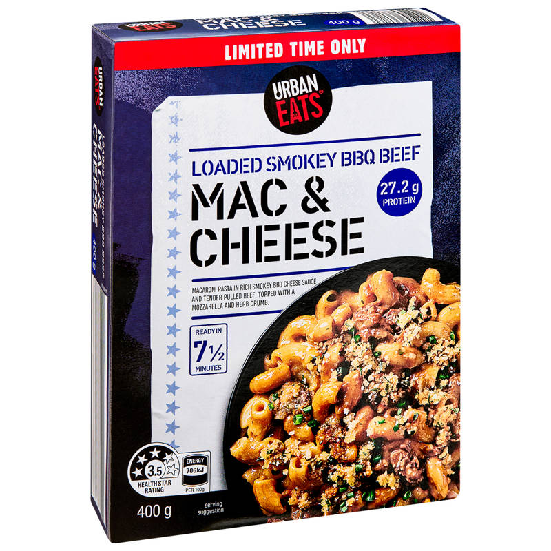 URBAN EATS Loaded Beef Mac & Cheese 400g
