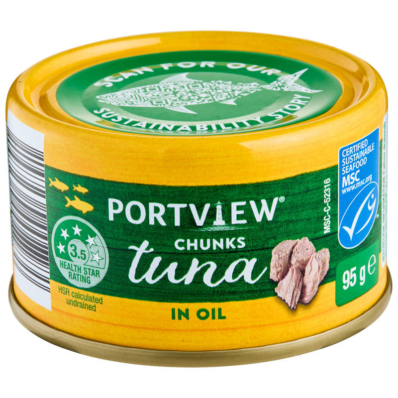 PORTVIEW Tuna Chunks in Oil 95g