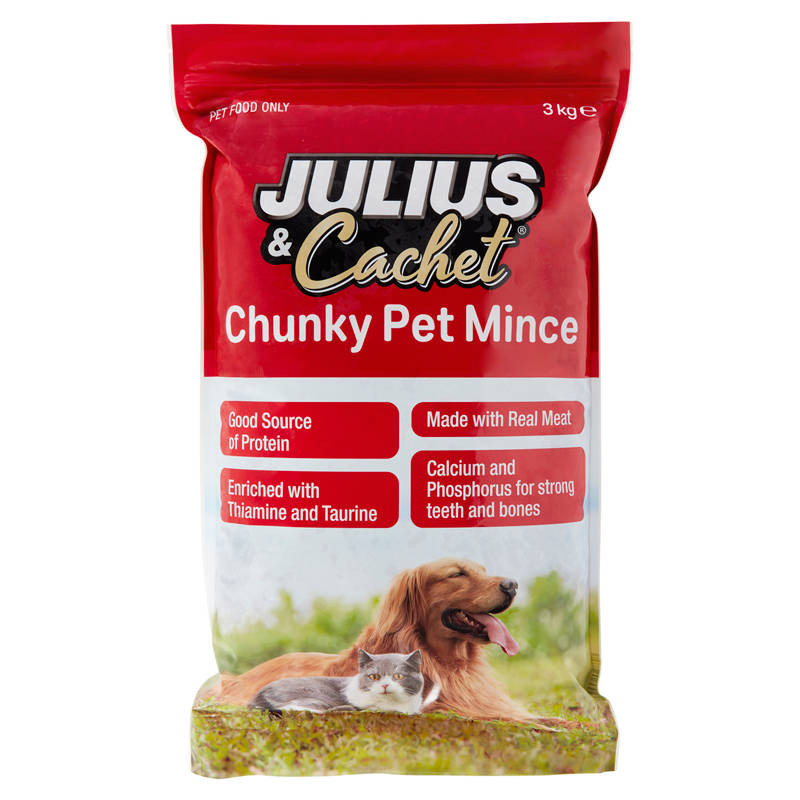 JULIUS & CACHET Chunky Pet Mince 3kg
