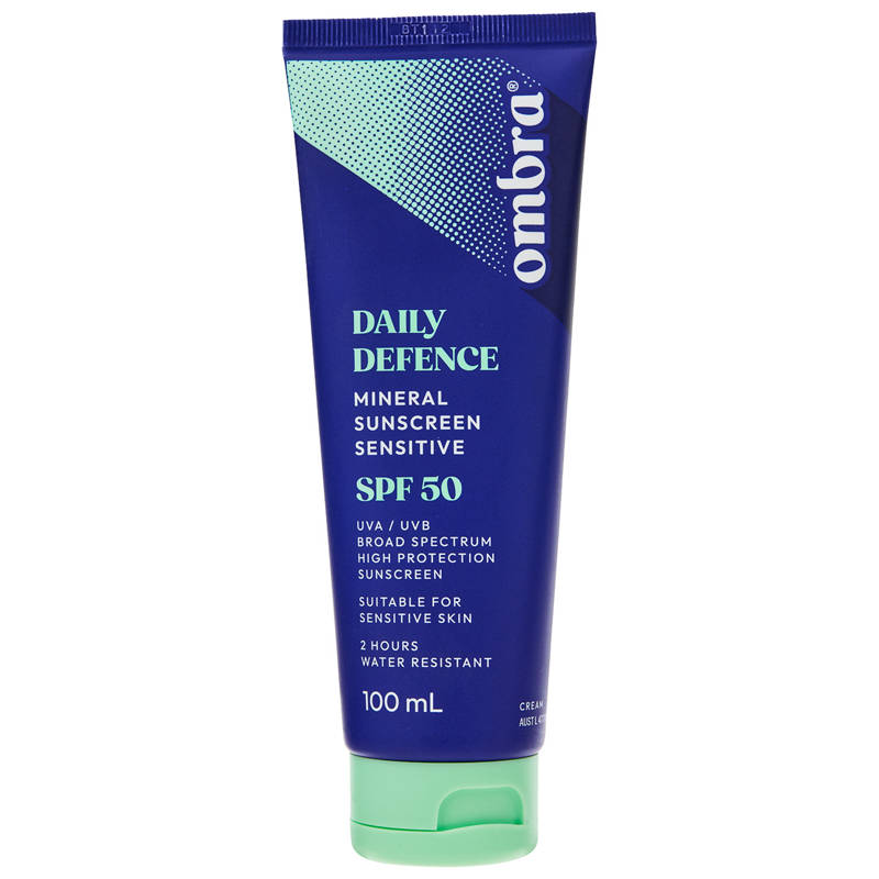 Daily Defence Mineral Sunscreen Sensitive SPF50 100ml