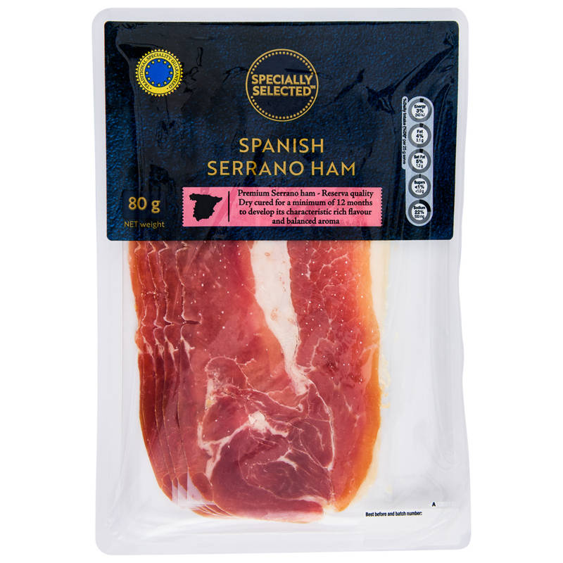 SPECIALLY SELECTED Serrano Ham 80g