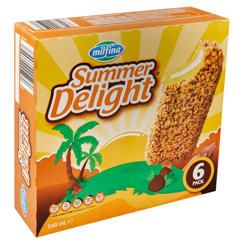 Summer Delight Caramel 6 Pack 540ml