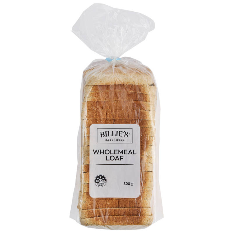 BILLIE'S BAKEHOUSE Wholemeal Loaf 800g