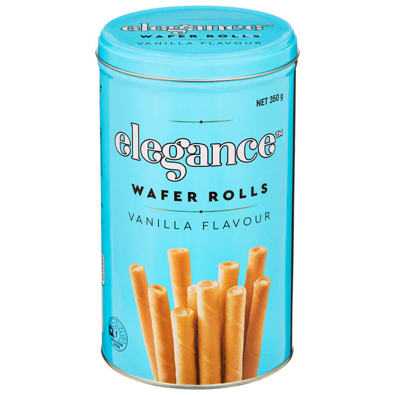 Vanilla Wafer Rolls 350g