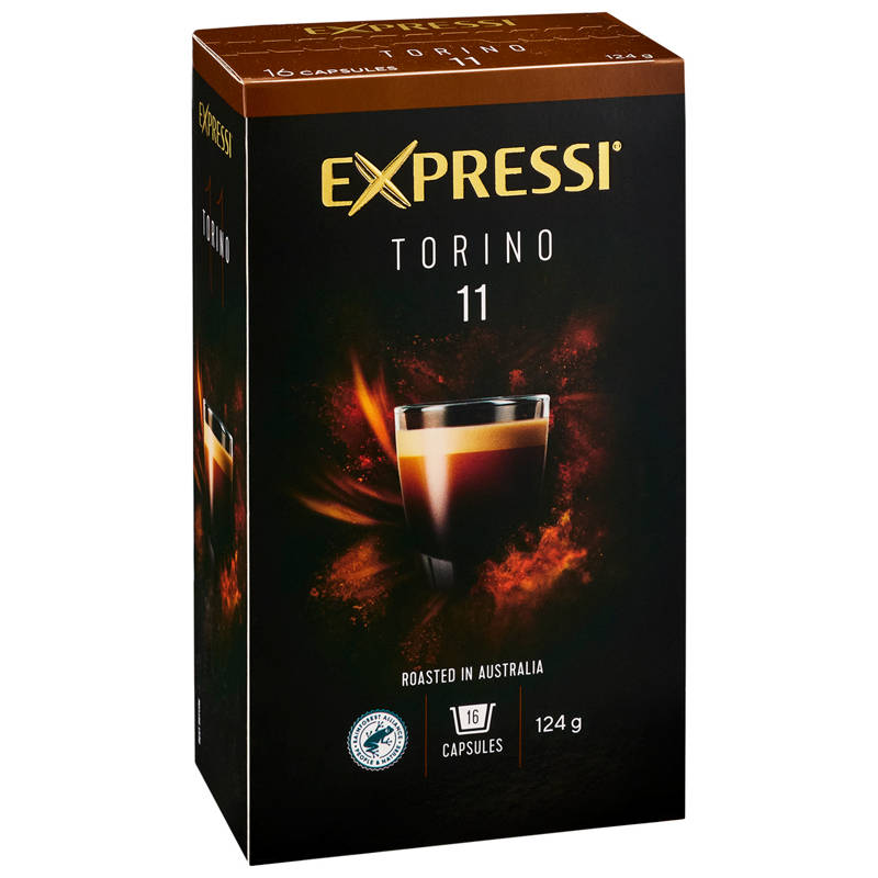 Coffee Capsules Torino 16 Pack 124g