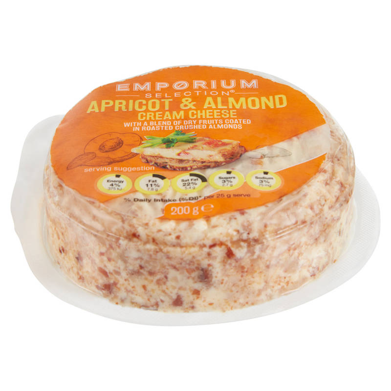 Apricot & Almond Cream Cheese 200g