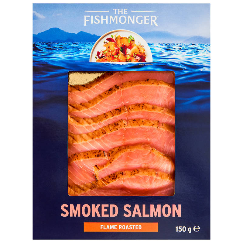 THE FISHMONGER Flame Roast Smoked Salmon 150g