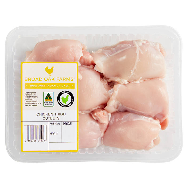 RSPCA Approved Chicken Bone-In Thigh Cutlets Skinless