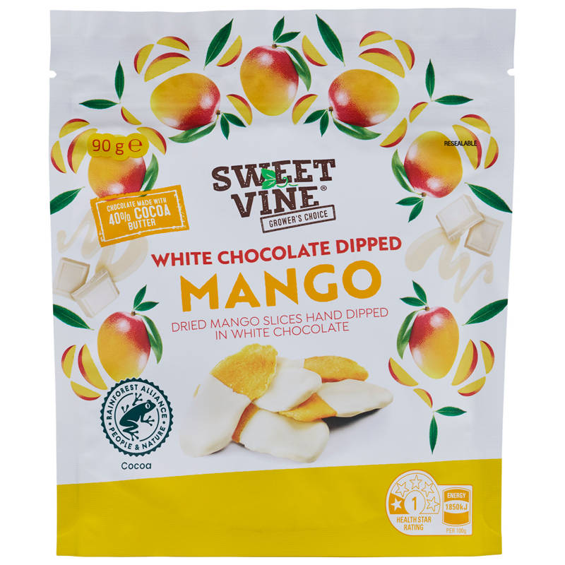 Dark Chocolate Dipped Mango 90g