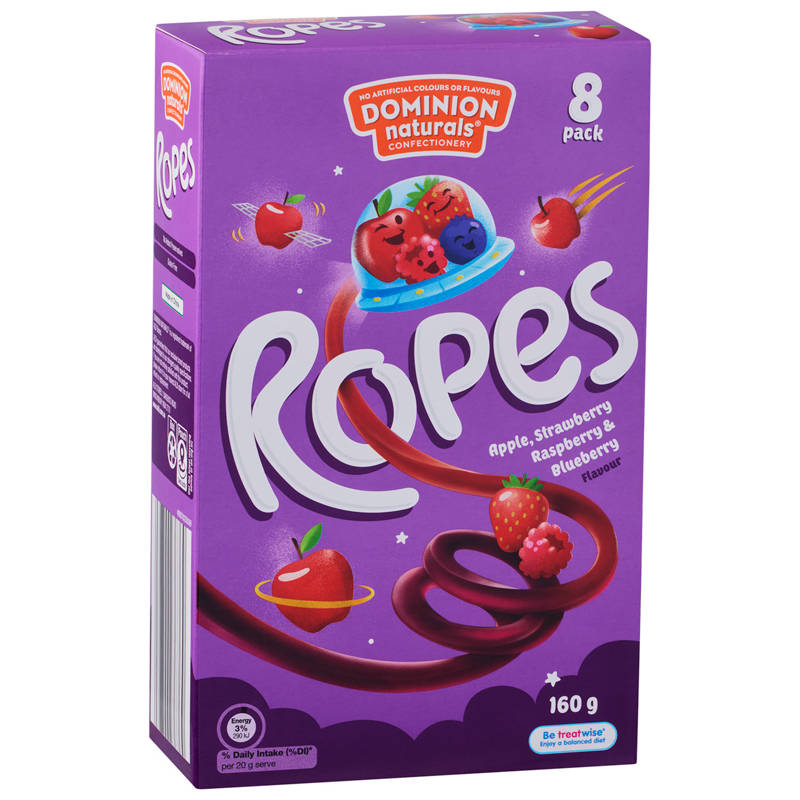 Ropes Mixed Berry 8 Pack 160g
