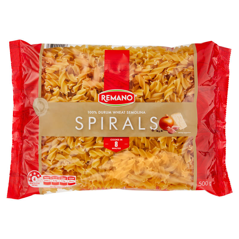 Pasta Spirals 500g