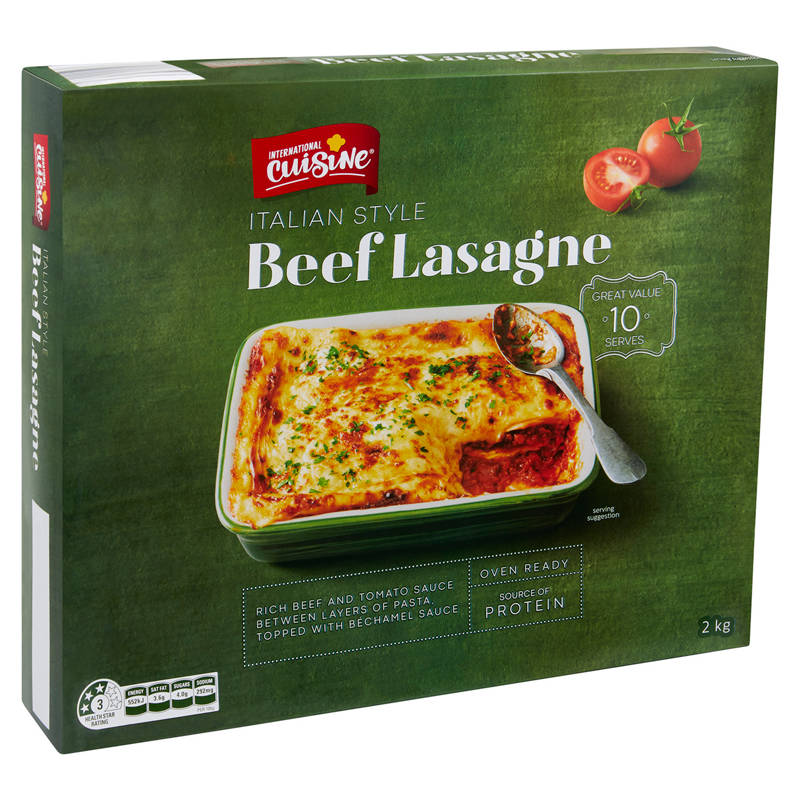Beef Lasagne 2kg