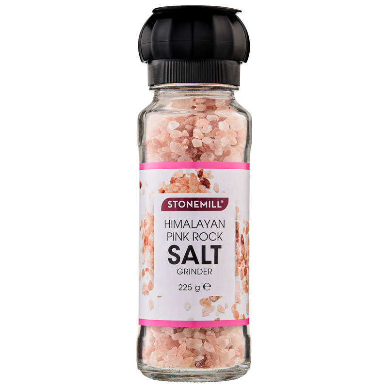 Himalayan Pink Rock Salt Grinder 225g