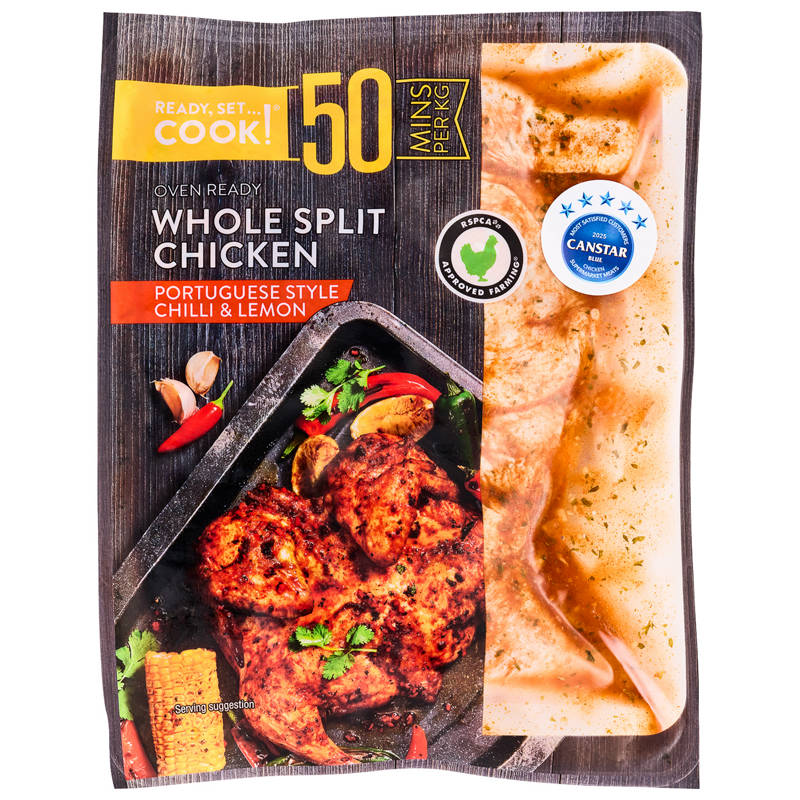 Portuguese Style Chilli & Lemon Marinated Split Chicken