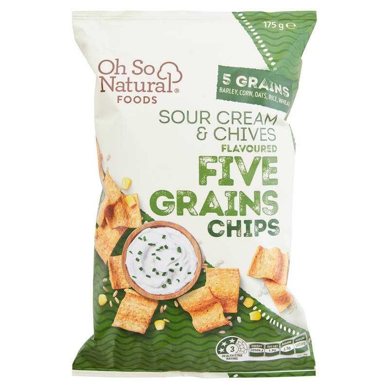 5 Grains Wholegrain Chips 175g