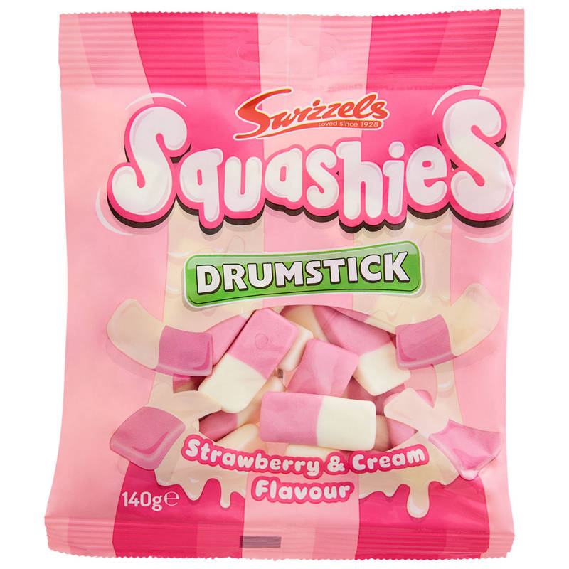SWIZZELS Squashies Strawberries & Cream 140g