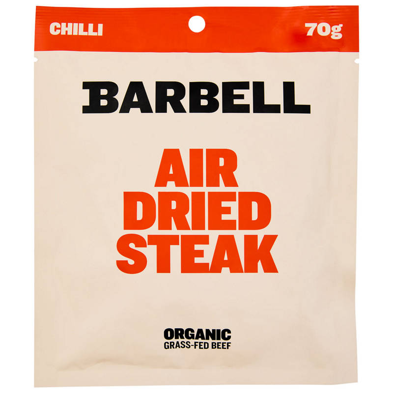 BARBELL BILTONG Chilli Air Dried Steak 70g