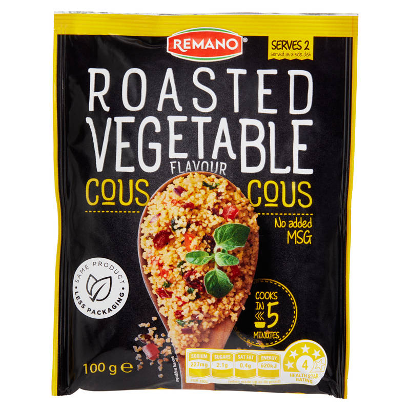 Roasted Vegetable Flavoured Cous Cous 100g