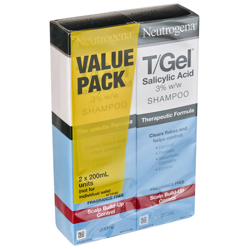 NEUTROGENA T/Gel Therapeutic Shampoo 2 x 200ml