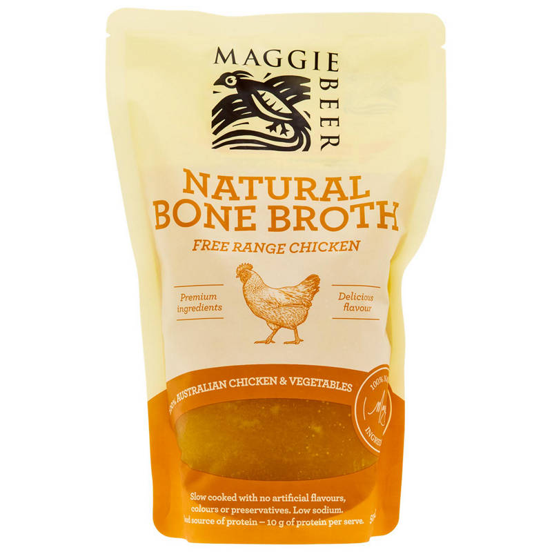 MAGGIE BEER Natural Bone Broth 500ml Chicken
