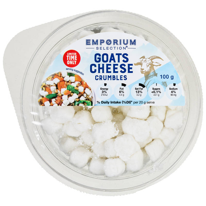 Goats Cheese Crumbles 100g