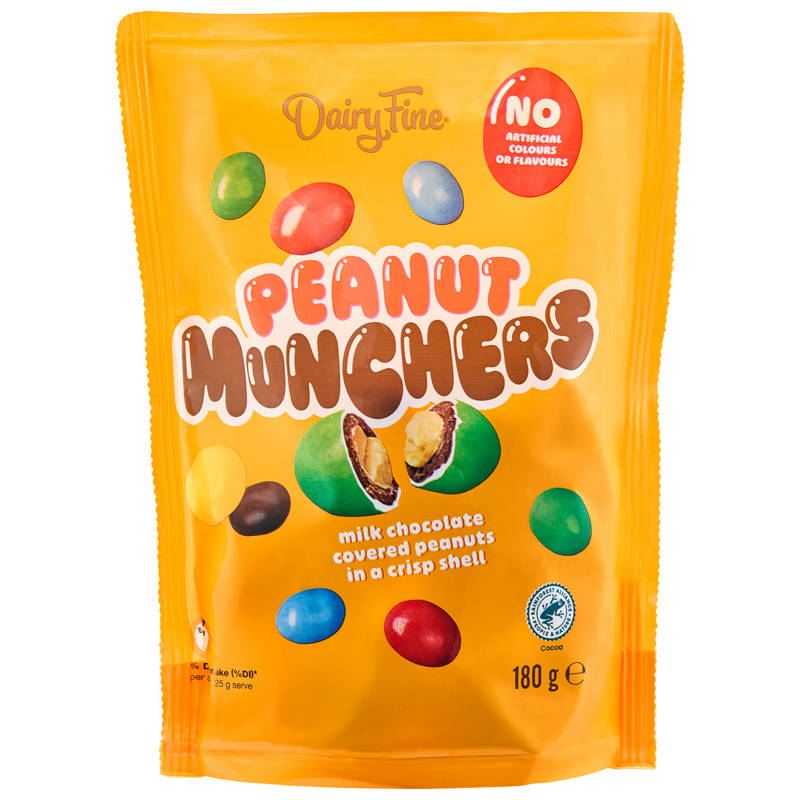 DAIRYFINE Peanut Munchers 180g