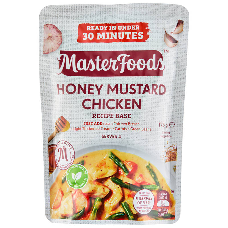 Honey Mustard Chicken Recipe Base175g