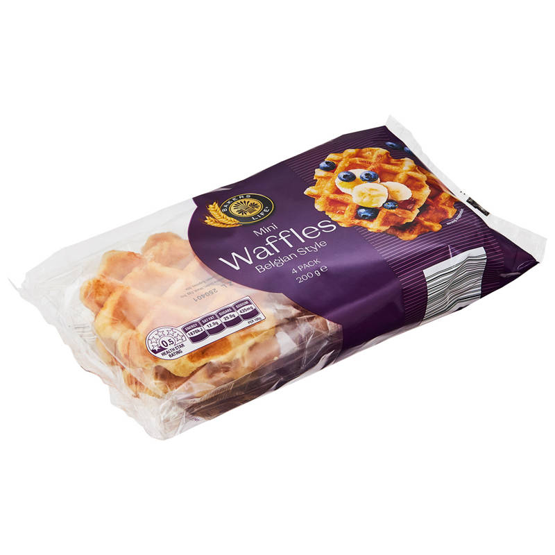 Belgian Style Mini Waffles 4 Pack 200g