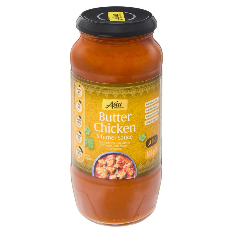 ASIA SPECIALITIES Butter Chicken Simmer Sauce 500g