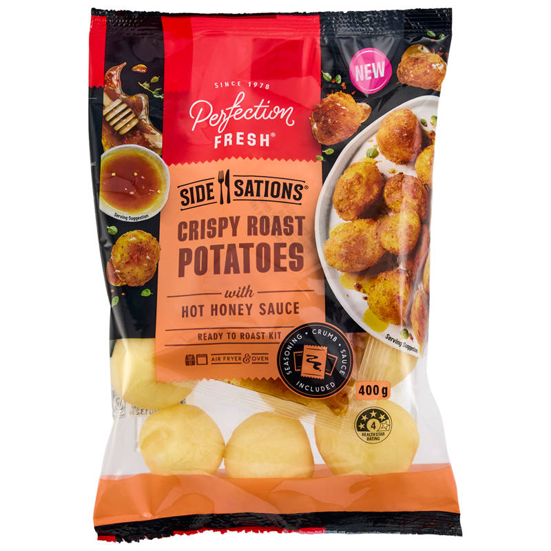 PRODUCE BRANDED Crispy Roast Potatoes with Hot Honey Sauce 400g