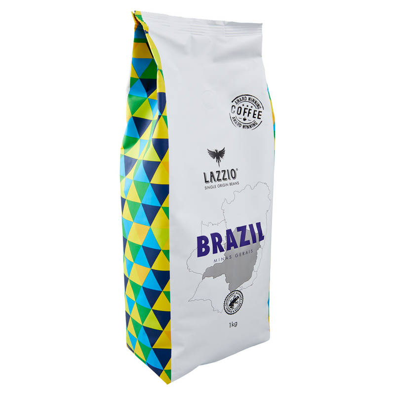 Lazzio Brazil Single Origin Coffee Beans 1kg product image