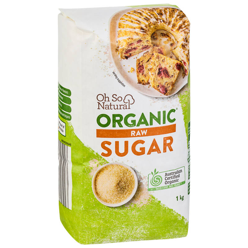 Organic Raw Sugar 1kg